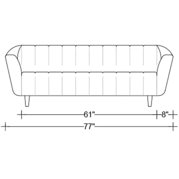 Aim 3 Seater Sofa in Blue Colour by FernIndia.com