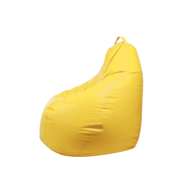Cissalc XXXL Bean Bag with Beans in Yellow Colour by Fern India