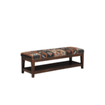 Leafar Bench In Provincial Teak Finish by Fern India