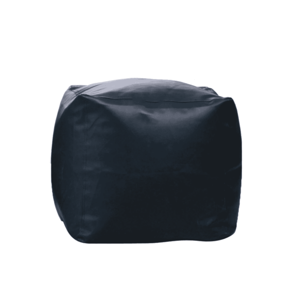Combo Cissalc XXXL Bean Bag & Square Pouffe with Beans in Navy Blue Colour by Fern India