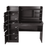 Otnev Venus Study Desk in Walnut Colour by Fern India