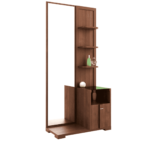 Omsok Grace Dressing Table in Rigato Walnut Finish by Fern India