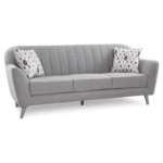 Aylatna 3 Seater Sofa in Grey Colour by FernIndia.com