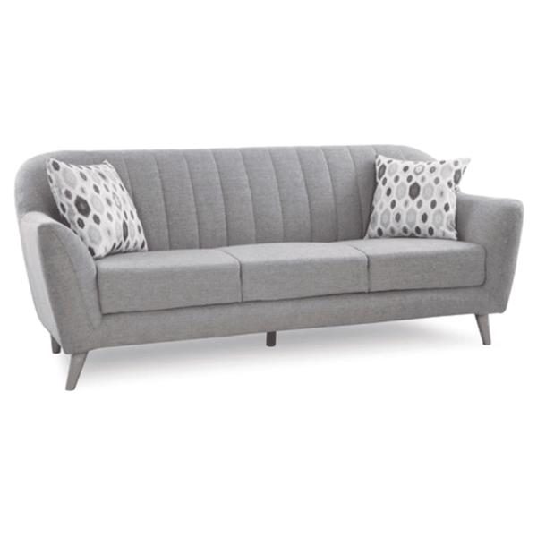 Aylatna 3 Seater Sofa in Grey Colour by FernIndia.com