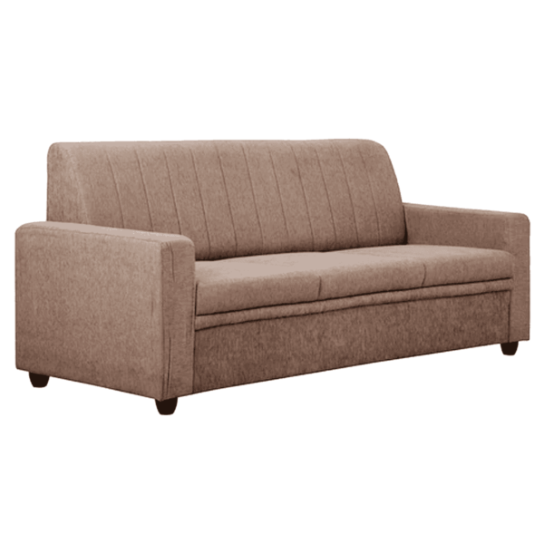 Tragttuts 3 Seater Sofa in Sandy Brown Colour by FernIndia.com