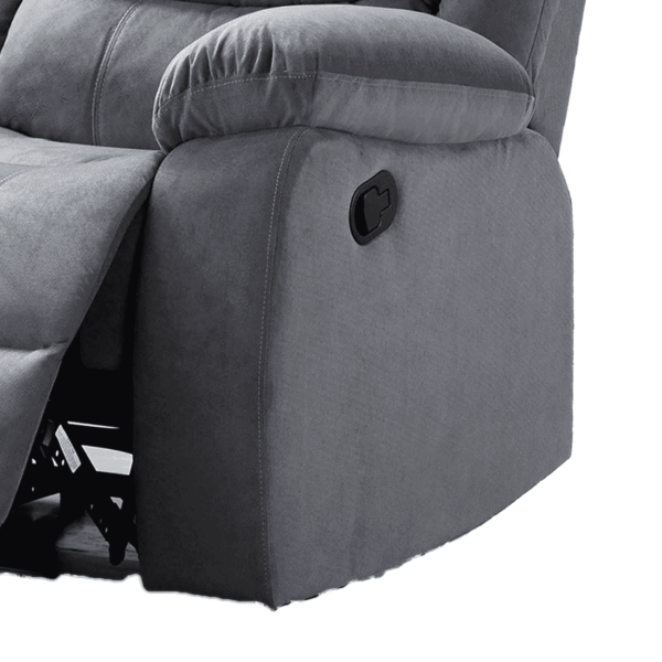 Oir 1 Seater Manual Recliner in Grey Colour by FernIndia.com