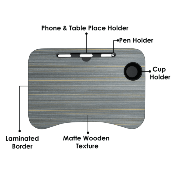 Foldable multi-purpose Laptop table by Story by Fern India