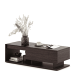 Oce Coffee Table In Choco Walnut Finish By Fern India