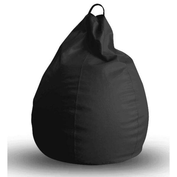 Cissalc XXL Bean Bag with Beans in Black Colour by Fern India