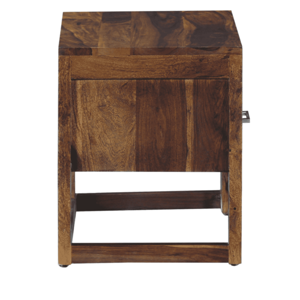 Naiva Solid Wood Night Stand in Provincial Teak Finish by Fern India