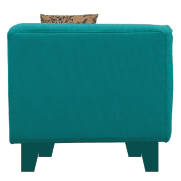 Ikin 3 Seater Sofa in Sea Green Colour By FernIndia.com