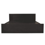 Noiram Queen Size Bed with Storage in Wenge Finish by Fern India
