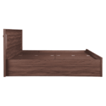 Krats King Size Bed with Storage in Walnut Finish By Fern India