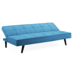 Ziul Sofa Cum Bed in Navy Blue Colour By FernIndia.com