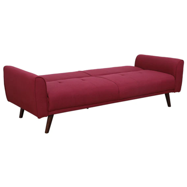 Onaica Sofa Cum Bed in Red Colour by FernIndia.com