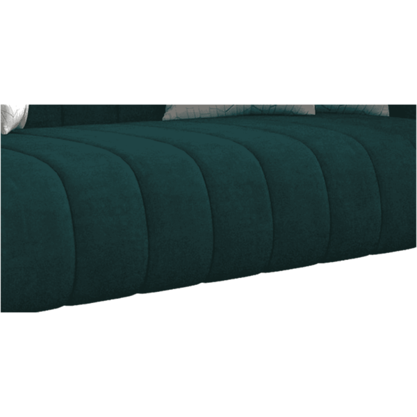 Niwrad 3 Seater Sofa in Bottle Green Colour by FernIndia.com