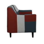 Nomis 2 Seater Sofa in Red Multi Colour by FernIndia.com