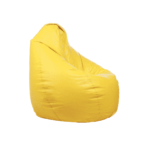 Cissalc XXXL Bean Bag with Beans in Yellow Colour by Fern India