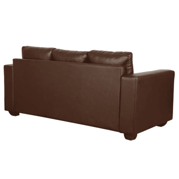 Otas 3 Seater Sofa in Texas Brown Colour by FernIndia.com