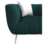 Niwrad 1 Seater Sofa in Bottle Green Colour by FernIndia.com