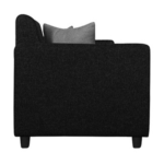 Ayir 3 Seater Sofa In Black & Grey Colour by FernIndia.com
