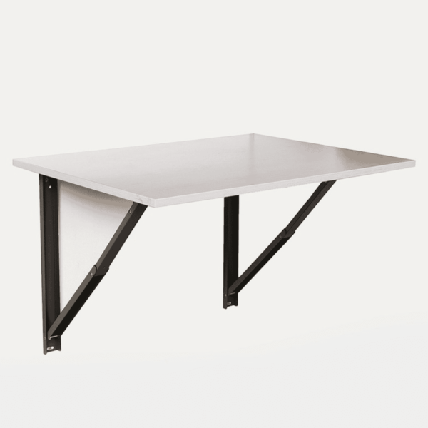 Nosliw Wall Mounted Foldable Study Table in Frosty White Colour by Fern India