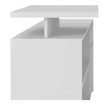 Aduj Study Table in Matte Frosty White Finish by Fern India