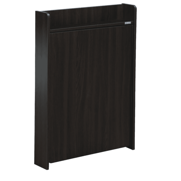 Omsok Wall Mounted Foldable Study Table in Fumed Oak Finish by Fern India