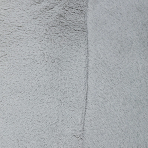 Premium Fur Obmuj Bean Bag with Beans in Grey Colour by Fern India