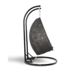 Teksab Chair 2 seater Swing in Black & Grey Colours by Fern India