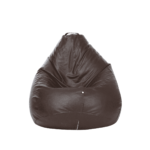 Cissalc XXL Bean Bag with Beans in Brown Colour by Fern India