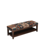 Leafar Bench In Provincial Teak Finish by Fern India