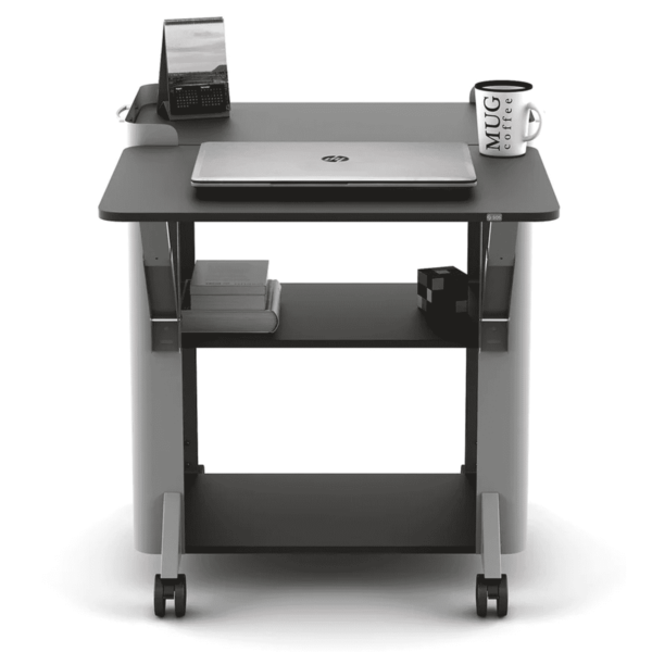 SOS Ynnub Portable Table in Slate Grey & Silver Finish by Fern India