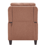 Rotnev Manual Pushback Recliner In Tan Color by FernIndia.com