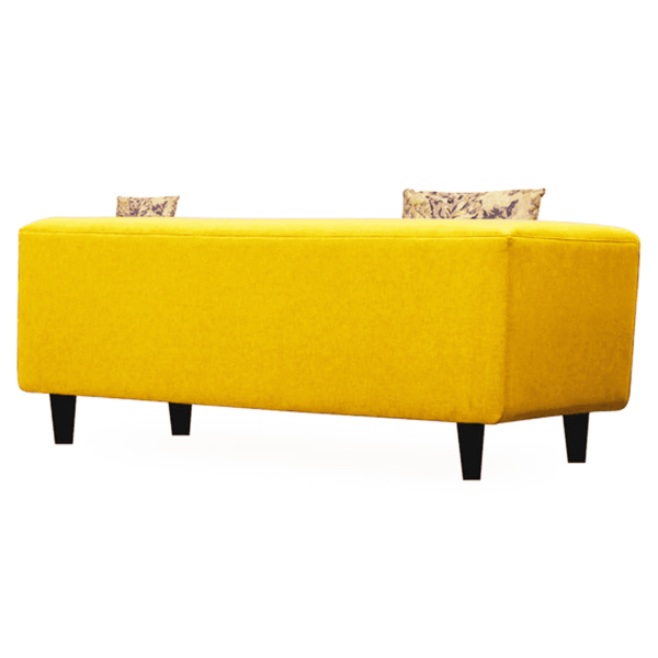 Ikin 3 Seater Sofa In Yellow Colour By FernIndia.com