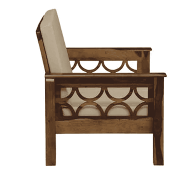 Regor Solid Wood 2 Seater Sofa in Provincial Teak Finish by FernIndia.com