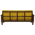 Enacihc Solid Wood 3 Seater Sofa in Provincial Teak Finish by FernIndia.com
