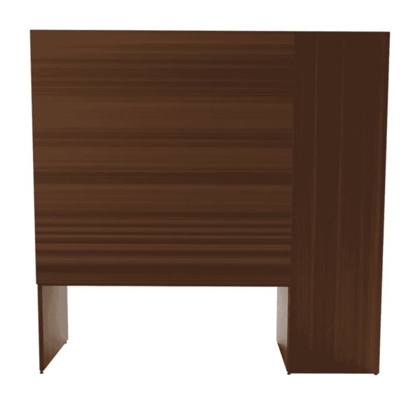 Renneiw Hutch Table in Rigato Walnut Finish by Fern India