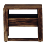 Naiva Solid Wood Night Stand in Provincial Teak Finish by Fern India