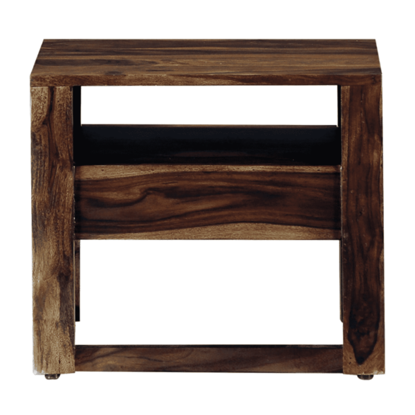Naiva Solid Wood Night Stand in Provincial Teak Finish by Fern India