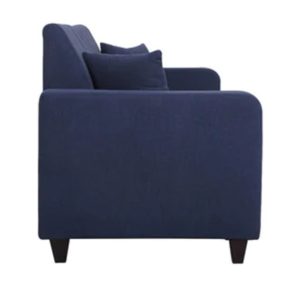 Abla 3 Seater Sofa in Navy Blue Colour by FernIndia.com