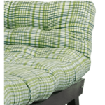 Taeb Double Futon with Mattress in Blue & Green Colour by FernIndia.com