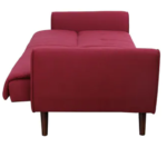 Onaica Sofa Cum Bed in Red Colour by FernIndia.com