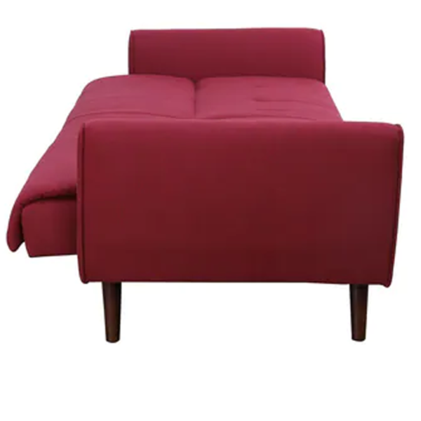 Onaica Sofa Cum Bed in Red Colour by FernIndia.com