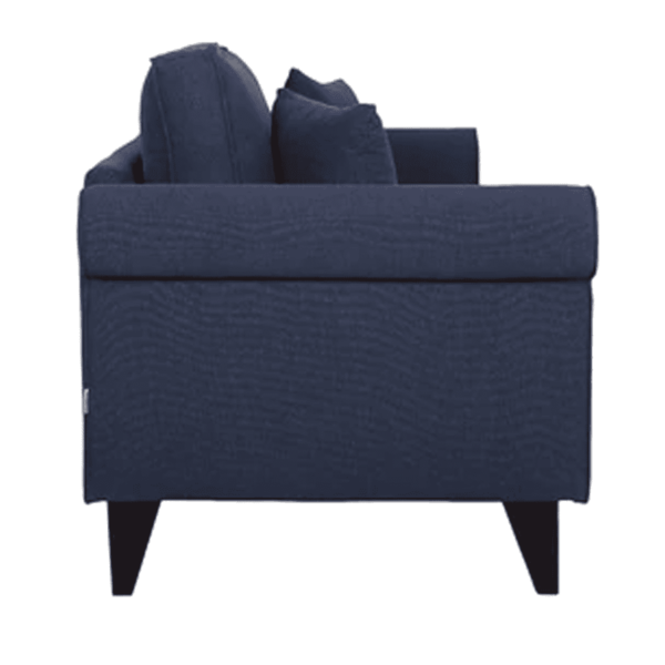 Ogeuf 3 Seater Sofa in Navy Blue Colour by FernIndia.com