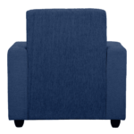 Tragttuts 1 Seater Sofa in Navy Blue Colour By FernIndia.com