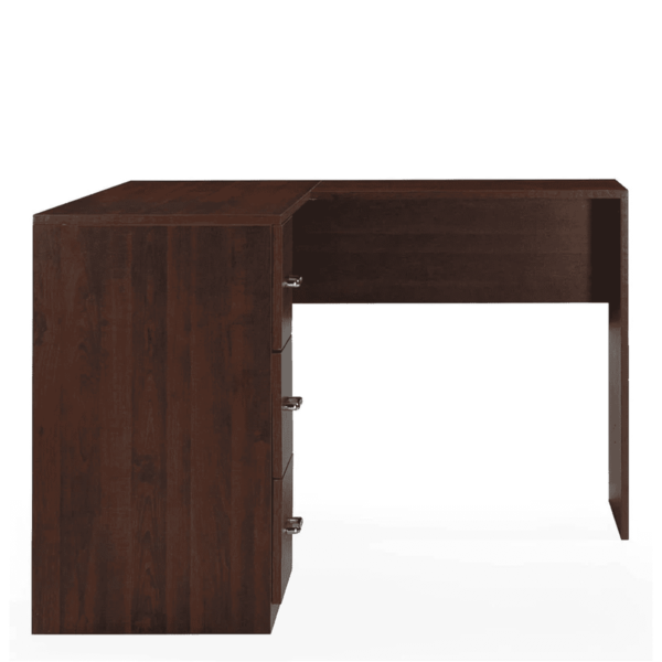 Ozam Office Table in Walnut Brown Colour by Fern India