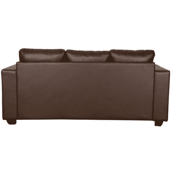 Otas 3 Seater Sofa in Texas Brown Colour by FernIndia.com