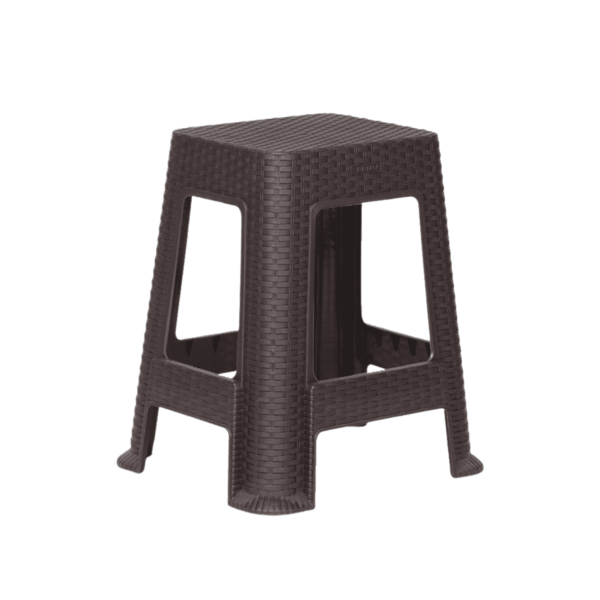 Seating Stool Weather in Brown Colour by Fern India