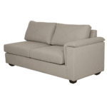 Serdna RHS 3 Seater Sofa with Lounger in Beige Colour by FernIndia.com